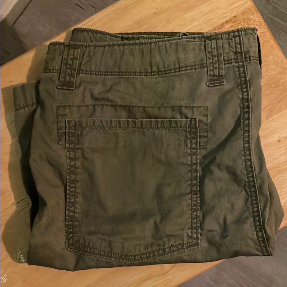 Old Navy Olive Cargo Shorts